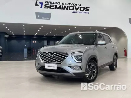 Hyundai CRETA LIMITED 1.0 12V T-GDI AT na cor Prata em Umuarama / PR - 6882226