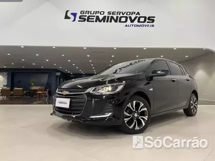 Chevrolet ONIX PREMIER 1.0 TB AT6 na cor Preta em Umuarama / PR - 6951115