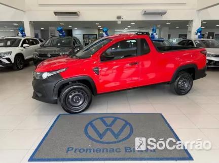 Fiat STRADA CD FREEDOM(TECH) 1.3 8V FIREFLY na cor Vermelha em Itajaí / SC - 6758679