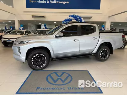 Mitsubishi L-200 CD TRITON SPORT HPE 4X4 2.4 TB AT na cor Prata em Itajaí / SC - 6786077
