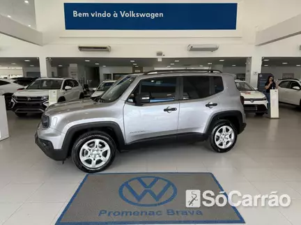 JEEP RENEGADE SPORT 1.3 T270 GSE AT6 na cor Prata em Itajaí / SC - 6943858