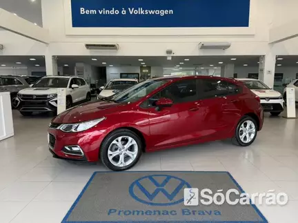 Chevrolet CRUZE SPORT6 LT 1.4 TURBO AT na cor Vermelha em Itajaí / SC - 6966769