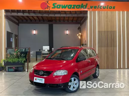 Volkswagen SPACEFOX ROUTE 1.6 8V na cor Vermelha em Curitiba / PR - 6726512
