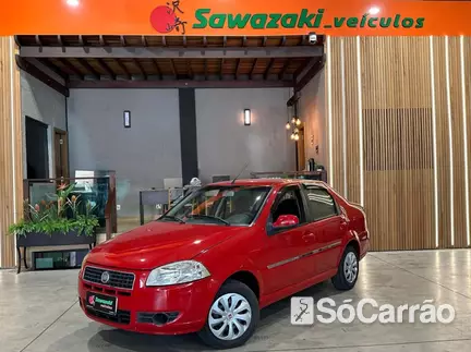 Fiat SIENA EL 1.0 8V na cor Vermelha em Curitiba / PR - 6828062