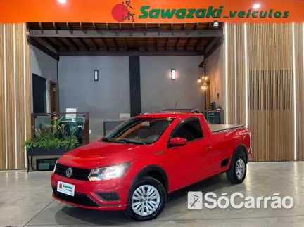 Volkswagen SAVEIRO CS ROBUST G6 1.6 16V MSI na cor Vermelha em Curitiba / PR - 6836525