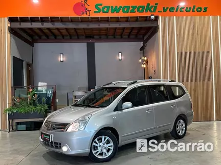 Nissan GRAND LIVINA SL 1.8 16V AT na cor Prata em Curitiba / PR - 6886321