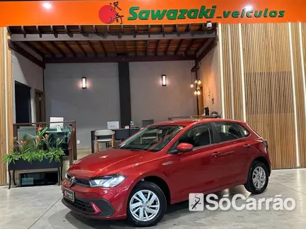 Volkswagen POLO COMFORTLINE 170 1.0 12V TSI AT6 na cor Vermelha em Curitiba / PR - 6906189