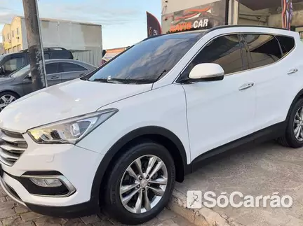 Hyundai SANTA FE GLS 7LUG 4WD 3.3 V6 AT na cor Branca no Porto Alegre / RS - 6738464