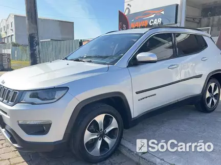 JEEP COMPASS LONGITUDE 4X2 2.0 16V AT6 na cor Prata no Porto Alegre / RS - 6765872