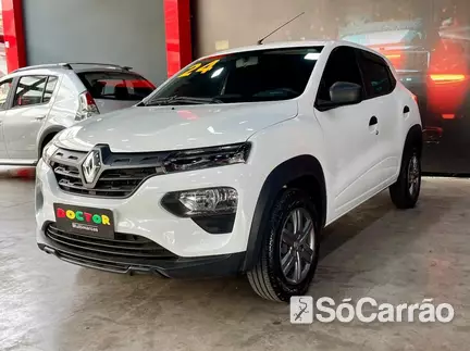 Renault KWID ZEN 1.0 12V SCE na cor Branca no São Leopoldo / RS - 6739399