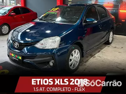 Toyota ETIOS SEDAN XLS 1.5 16V AT na cor Azul no São Leopoldo / RS - 6739400
