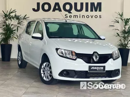 Renault SANDERO AUTHENTIQUE 1.0 12V SCE na cor Branca em São José / SC - 6804196