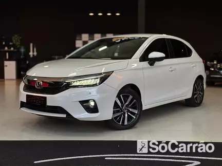 Honda CITY HATCH TOURING 1.5 16V CVT na cor Branca em Curitiba / PR - 6742827