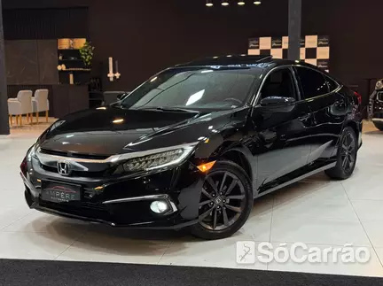 Honda CIVIC G10 TOURING 1.5 TB CVT na cor Preta em Curitiba / PR - 6754892