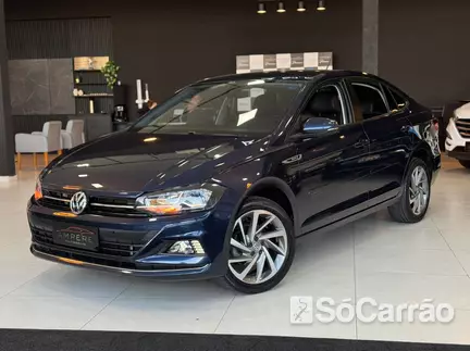 Volkswagen VIRTUS HIGHLINE 200(RODAS17) 1.0 12V TSI AT6 na cor Azul em Curitiba / PR - 6810508