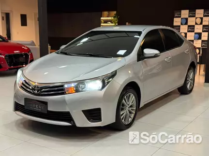 Toyota COROLLA GLI COURO 1.8 16V CVT na cor Prata em Curitiba / PR - 6822458