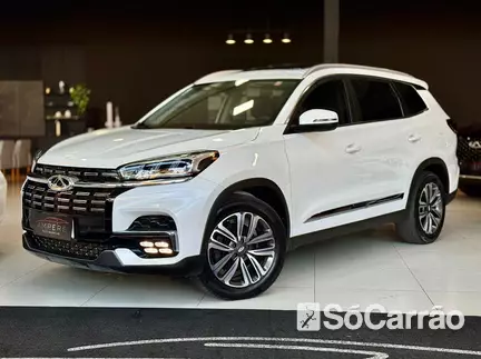 Chery TIGGO 8 TXS 1.6 16V TB GDI AT7 na cor Branca em Curitiba / PR - 6951340