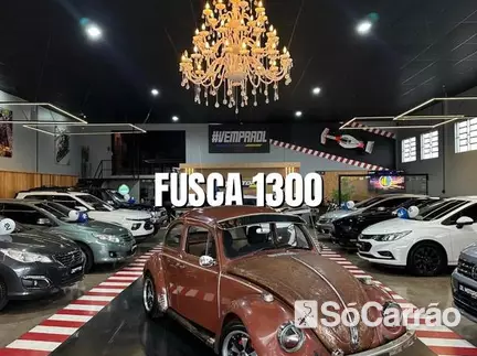 Volkswagen FUSCA 1300 L na cor Marrom no LAJEADO / RS - 6792295