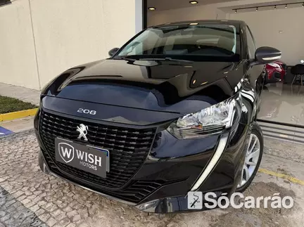Peugeot 208 LIKE 1.0 MT na cor Preta em Curitiba / PR - 6827885