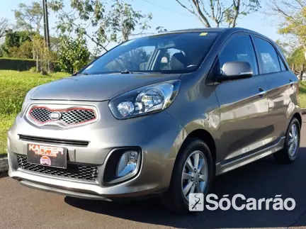 KIA PICANTO EX 1.0 12V AT na cor Cinza no Canoas / RS - 6758477