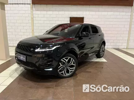 Land Rover RANGE ROVER EVOQUE R-DYNAMIC HSE P300 2.0 SI4 MHEV na cor Preta em São José / SC - 6766485