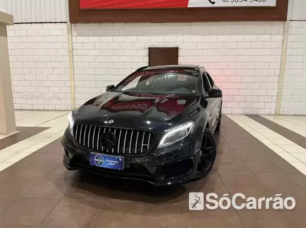 Mercedes GLA 45 AMG 2.0 16V TB 4MATIC na cor Preta em São José / SC - 6766487