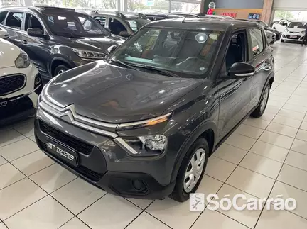 Citroen C3 C3 FEEL 1.0 MT FLEX na cor Cinza em Curitiba / PR - 6778235