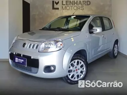 Fiat UNO ECONOMY(CELEBRATION) 1.4 8V EVO na cor Prata em Florianópolis / SC - 6996774
