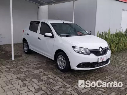 Renault SANDERO AUTHENTIQUE 1.0 12V SCE na cor Branca no Porto Alegre / RS - 6786700