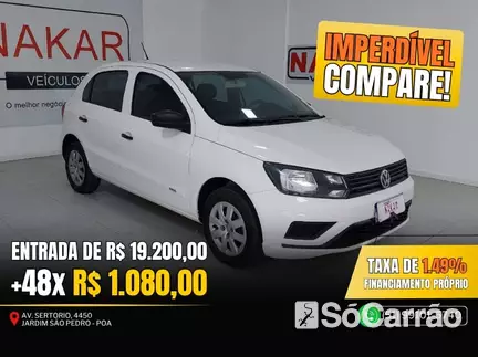 Volkswagen GOL 1.0 12V na cor Branca no Porto Alegre / RS - 6787591