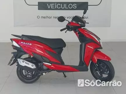 Honda ELITE 125 na cor Vermelha no Porto Alegre / RS - 6923796
