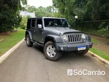 JEEP WRANGLER UNLIMITED SPORT 4X4 3.6 V6 na cor Prata em Curitiba / PR - 6782101