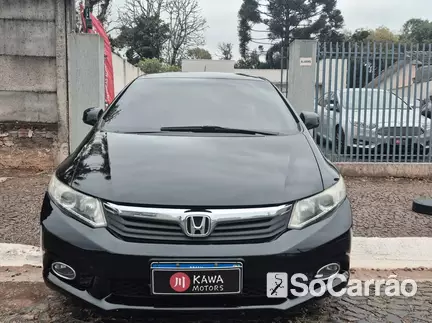 Honda CIVIC LXS 1.8 16V MT6 na cor Preta em Ponta Grossa / PR - 6974865