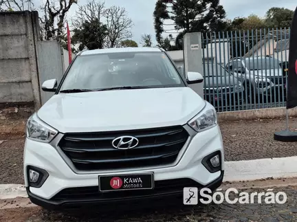Hyundai CRETA ACTION 1.6 16V AT6 na cor Branca em Ponta Grossa / PR - 6991766