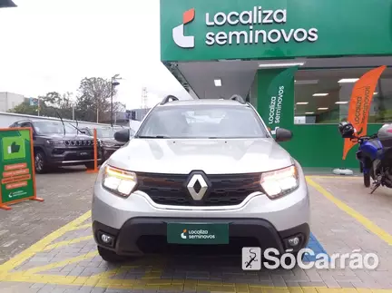 Renault DUSTER INTENSE PLUS 1.6 16V SCE MT6 na cor Prata em Palhoça / SC - 6927229
