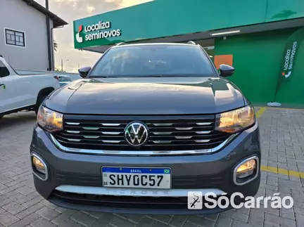 Volkswagen T-CROSS HIGHLINE 250 1.4 TSI MT6 na cor Cinza em Palhoça / SC - 6945918