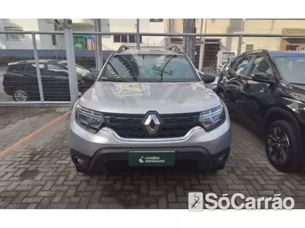 Renault DUSTER INTENSE PLUS 1.6 16V SCE MT6 na cor Prata em Palhoça / SC - 6961571