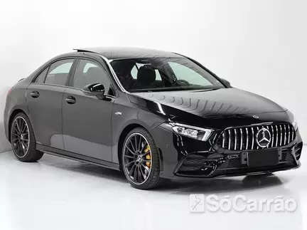 Mercedes A 35 SEDAN AMG 2.0 16V TB 4MATIC na cor Preta em Pinhais / PR - 6836347