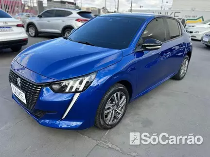 Peugeot 208 GRIFFE 1.6 16V AT6 na cor Azul em Curitiba / PR - 6931287