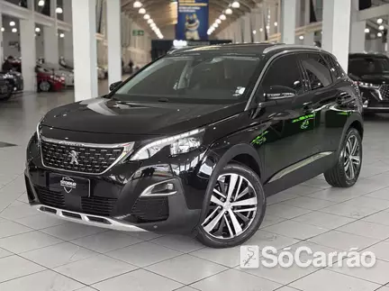 Peugeot 3008 GRIFFE 1.6 THP 16V TIP na cor Preta em Curitiba / PR - 6956741