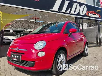 Fiat 500 CULT EVO 1.4 8V na cor Vermelha em Campinas / SP - 6895170