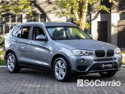 BMW X3 NAC. XDRIVE20I 4X4 2.0 TB 16V na cor Cinza no Porto Alegre / RS - 6854656