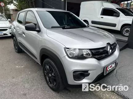 Renault KWID ZEN 1.0 12V na cor Prata em Campinas / SP - 6850592