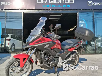 Honda NC 750X ABS NAC na cor Vermelha no Canoas / RS - 6918902