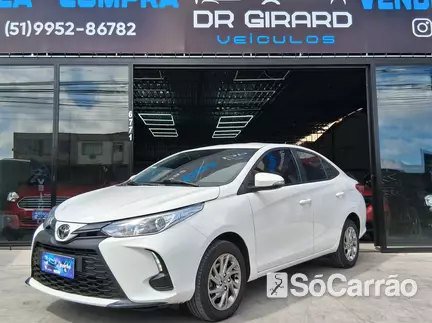 Toyota YARIS SEDAN XS 1.5 CVT na cor Branca no Canoas / RS - 6925834