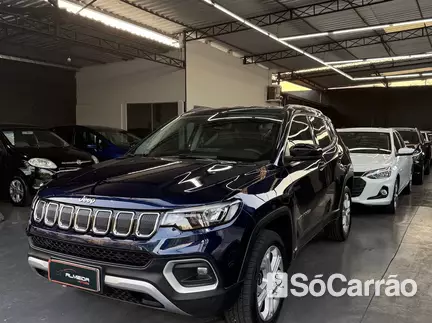 JEEP COMPASS LONGITUDE AWD 2.0 TD350 AT9 na cor Azul em Campinas / SP - 6935820