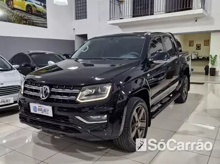 Volkswagen AMAROK CD HIGHLINE 4X4 2.0 BI-TDI AT na cor Preta em Campinas / SP - 6871064