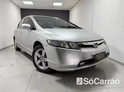 Honda CIVIC LXS 1.8 16V AT na cor Prata em São José dos Pinhais / PR - 6965432