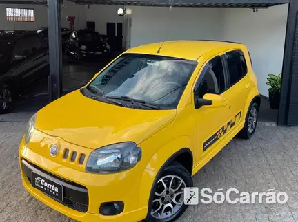 Fiat UNO SPORTING 1.4 8V EVO na cor Amarela em Campinas / SP - 6894423