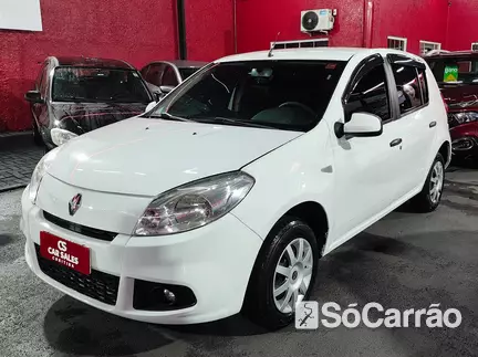 Renault SANDERO AUTHENTIQUE 1.0 16V HIFLEX na cor Branca em Curitiba / PR - 6960958